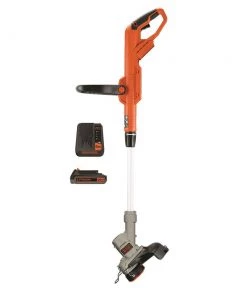 Promo 👏 BLACK+DECKER Trimmers & Edgers 20-Volt Max 12-in Straight Cordless String Trimmer with Edger Capable (Battery Included) 🔔