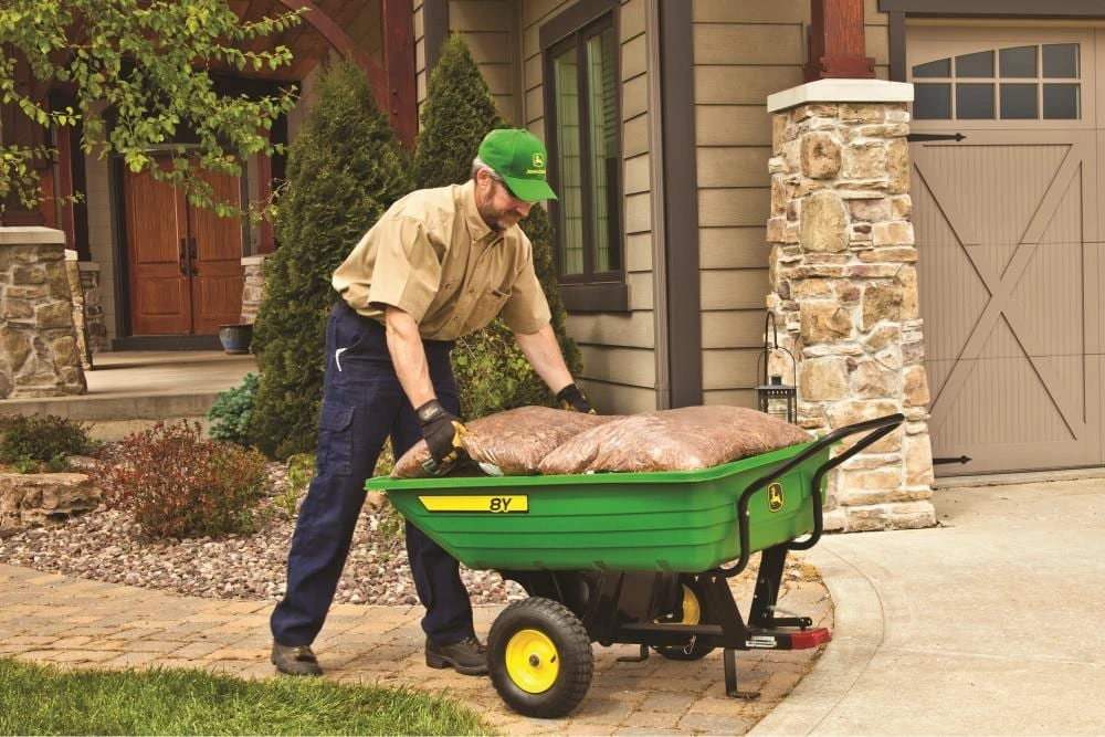 Promo ⭐ John Deere Lawn Mowers 8-cu ft Poly Dump Cart ⭐ 7 Promo ⭐ John Deere Lawn Mowers 8-cu ft Poly Dump Cart ⭐ - Image 7