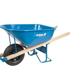 Outlet ๐ฏ JACKSON Wheelbarrows & Yard Carts 6-cu ft Wheelbarrow Flat-free Tire(s) ๐