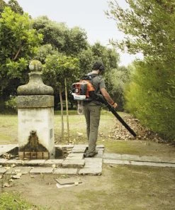 Cheapest 😀 Husqvarna Leaf Blowers 150BT 50-cc 2-Cycle 251-MPH 692-CFM Gas Backpack Leaf Blower 🌟 -Deals Outdoor Tools Store 04743605