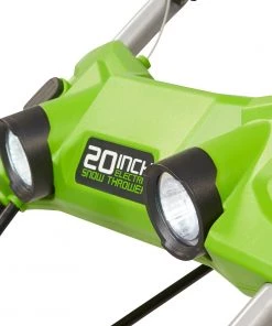 Outlet ❤️ Greenworks Snow Blowers 13-Amp 20-in Corded Electric Snow Blower with Auger Assistance ⌛ -Deals Outdoor Tools Store 05197385