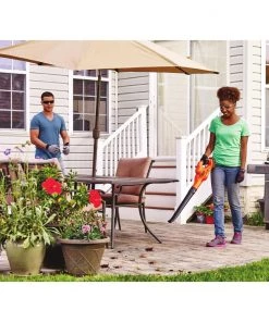 Budget 💯 BLACK+DECKER Leaf Blowers 20-volt Max 80-CFM Handheld Cordless Electric Leaf Blower (Battery Included) 🧨 -Deals Outdoor Tools Store 07611088