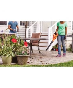 Budget 💯 BLACK+DECKER Leaf Blowers 20-volt Max 80-CFM Handheld Cordless Electric Leaf Blower (Battery Included) 🧨 -Deals Outdoor Tools Store 07611089