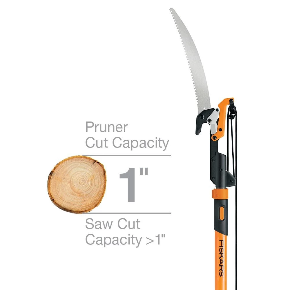 Deals 🎉 Fiskars Chainsaws & Pole Saws Power-Lever 14-ft Fiberglass Pole Pruner 👏 4 Deals 🎉 Fiskars Chainsaws & Pole Saws Power-Lever 14-ft Fiberglass Pole Pruner 👏 - Image 4