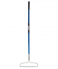 Best deal 🔥 Kobalt Lawn & Garden Hand Tools 54-in L Fiberglass-Handle Steel Garden Rake 🎁