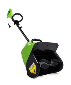 Promo 😍 Greenworks Snow Blowers 8-Amp 12-in Corded Electric Snow Blower 🧨 -Deals Outdoor Tools Store 08567995