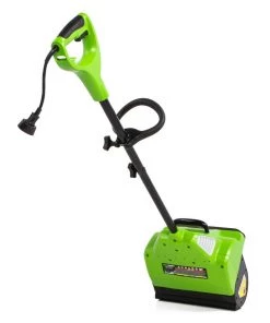 Promo 😍 Greenworks Snow Blowers 8-Amp 12-in Corded Electric Snow Blower 🧨 -Deals Outdoor Tools Store 08567996