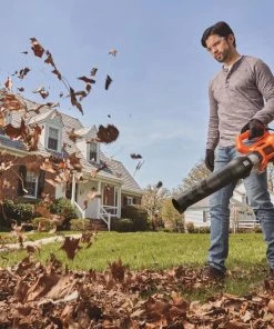 Coupon 🔥 BLACK+DECKER Leaf Blowers 9-Amp 450-CFM 140-MPH Corded Electric Leaf Blower 😍 -Deals Outdoor Tools Store 09344458