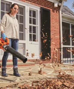 Coupon 🔥 BLACK+DECKER Leaf Blowers 9-Amp 450-CFM 140-MPH Corded Electric Leaf Blower 😍 -Deals Outdoor Tools Store 09344466