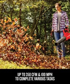 Best deal 👍 CRAFTSMAN Leaf Blowers V20 20-volt Max 350-CFM Brushless Handheld Cordless Electric Leaf Blower (Battery Included) ⌛ -Deals Outdoor Tools Store 09806761