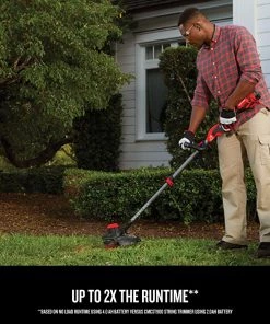 Discount 🤩 CRAFTSMAN Trimmers & Edgers WEEDWACKER V20 20-Volt Max 13-in Straight Cordless String Trimmer (Battery Included) ✨ -Deals Outdoor Tools Store 09806984