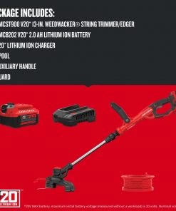 Cheap 🔔 CRAFTSMAN Trimmers & Edgers WEEDWACKER V20 20-Volt Max 13-in Straight Cordless String Trimmer with Edger Capable (Battery Included) 💯 24 Cheap 🔔 CRAFTSMAN Trimmers & Edgers WEEDWACKER V20 20-Volt Max 13-in Straight Cordless String Trimmer with Edger Capable (Battery Included) 💯 -Deals Outdoor Tools Store 09807027