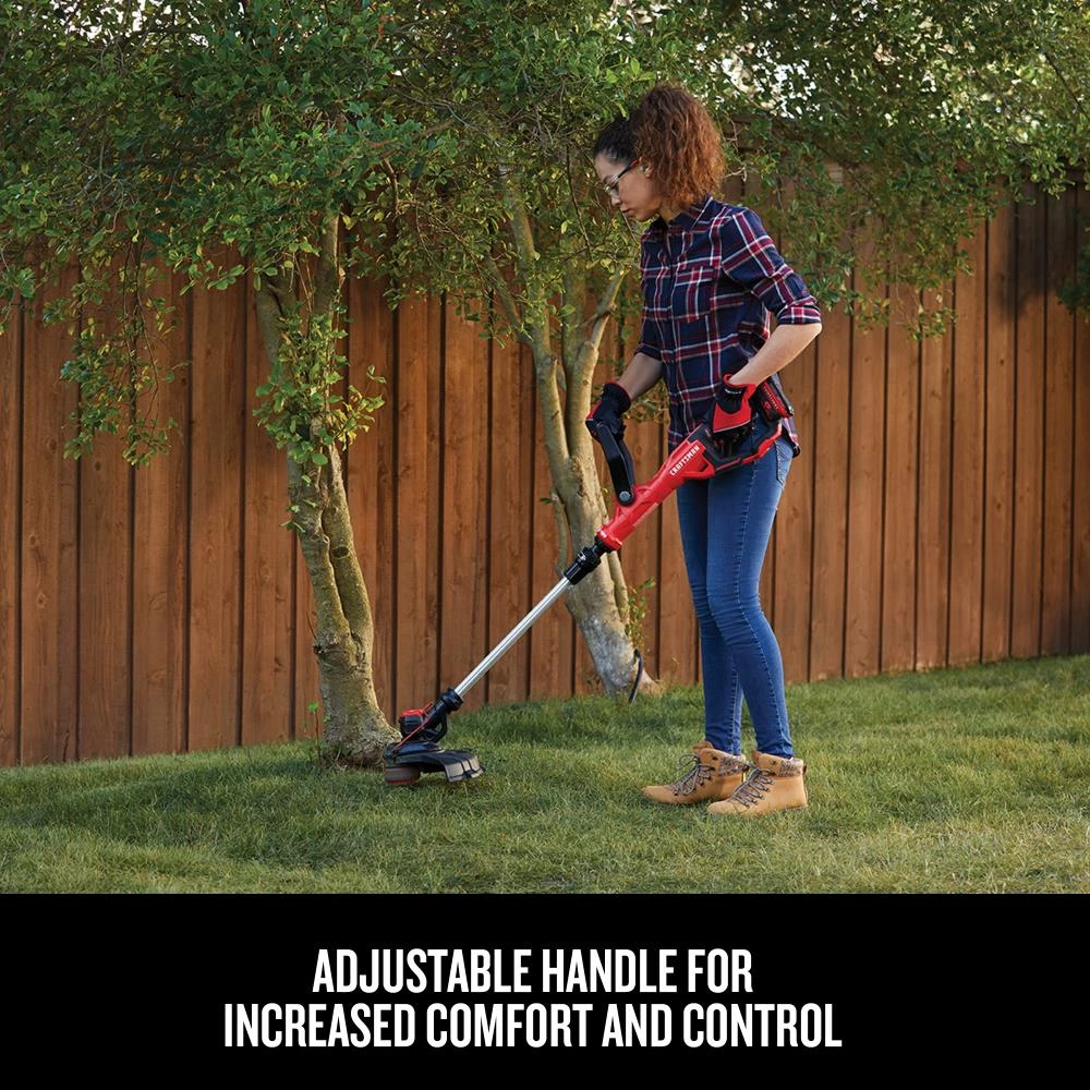 Cheap 🔔 CRAFTSMAN Trimmers & Edgers WEEDWACKER V20 20-Volt Max 13-in Straight Cordless String Trimmer with Edger Capable (Battery Included) 💯 6 Cheap 🔔 CRAFTSMAN Trimmers & Edgers WEEDWACKER V20 20-Volt Max 13-in Straight Cordless String Trimmer with Edger Capable (Battery Included) 💯 - Image 6