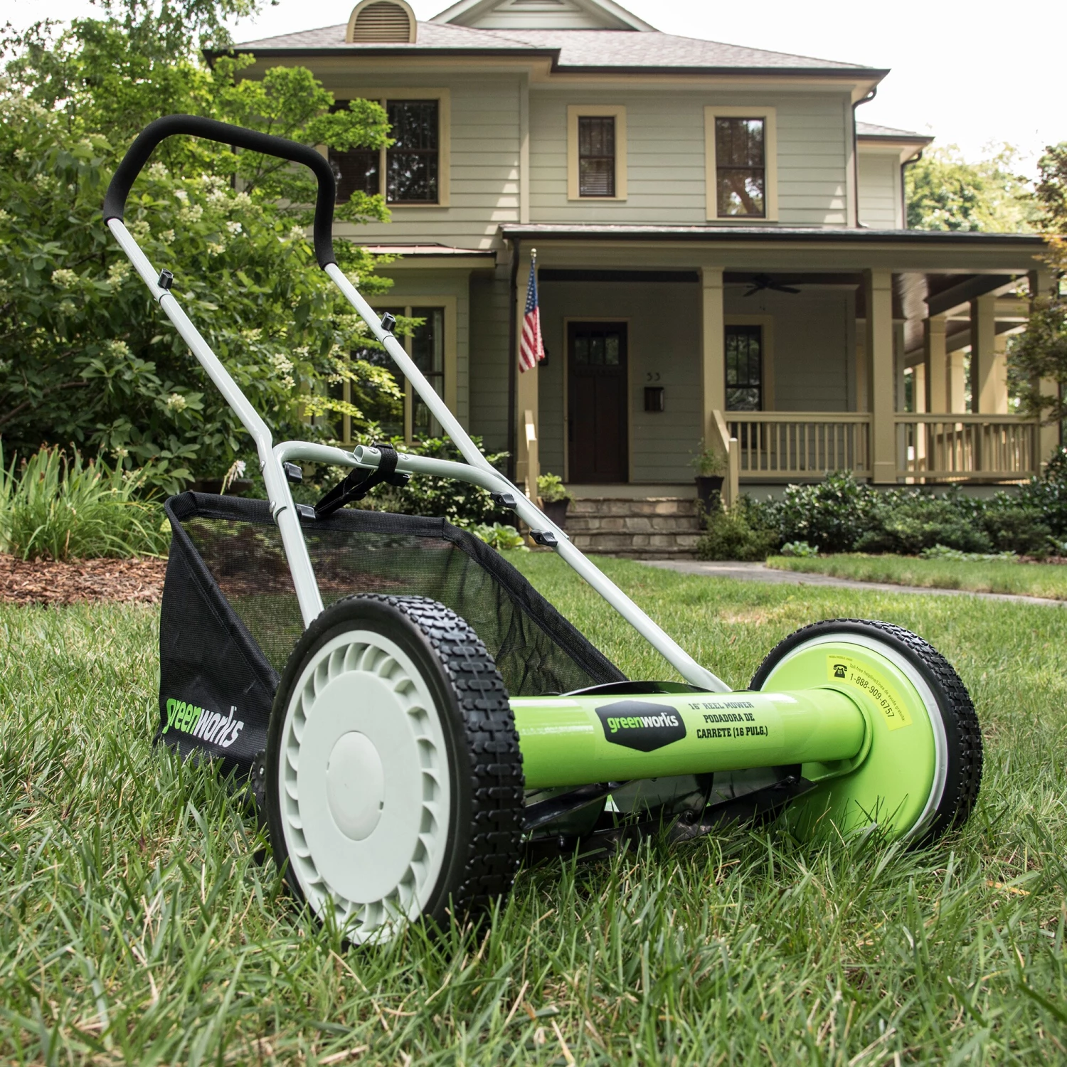 Deals 😍 Greenworks Lawn Mowers 16-in 5 Reel Lawn Mower ⭐ 6 Deals 😍 Greenworks Lawn Mowers 16-in 5 Reel Lawn Mower ⭐ - Image 6