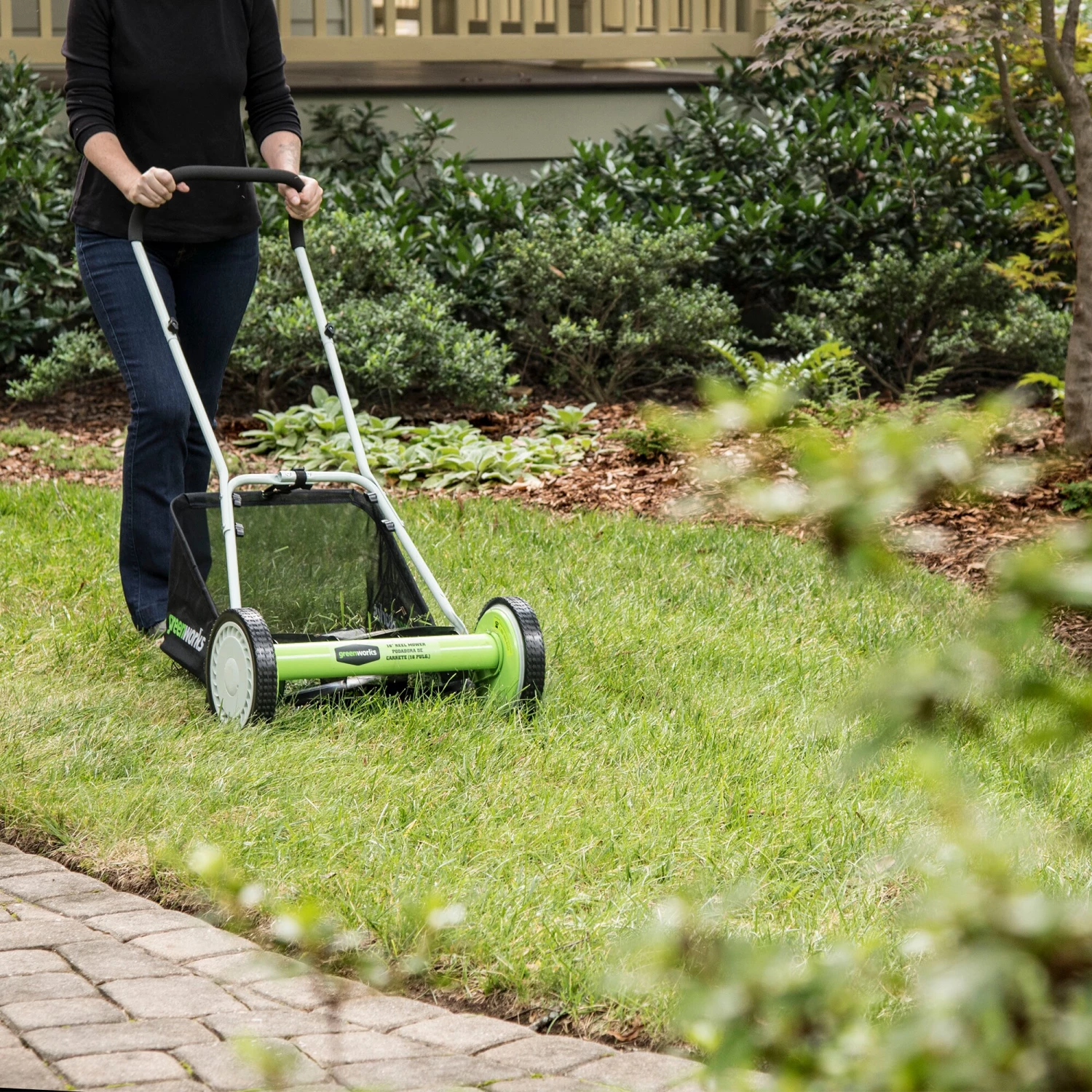 Deals 😍 Greenworks Lawn Mowers 16-in 5 Reel Lawn Mower ⭐ 9 Deals 😍 Greenworks Lawn Mowers 16-in 5 Reel Lawn Mower ⭐ - Image 9