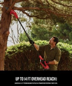 Outlet 🎁 CRAFTSMAN Chainsaws & Pole Saws V20 20-Volt Max 8-in Cordless Electric Pole Saw (Battery & Charger Included) 🌟 -Deals Outdoor Tools Store 09832633