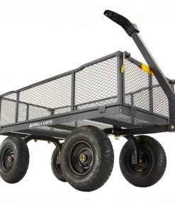 New 🎁 Gorilla Carts Wheelbarrows & Yard Carts 6-cu ft Steel Yard Cart 🛒