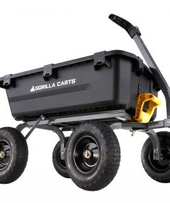 Brand new 🧨 Gorilla Carts Wheelbarrows & Yard Carts 7-cu ft Poly Yard Cart 🎁