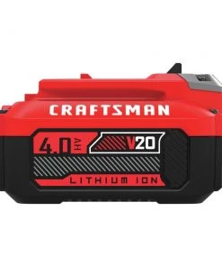 Best Pirce 🤩 CRAFTSMAN Power Equipment Parts 20-Volt Max 4 Ah Rechargeable Lithium Ion (Li-Ion) Cordless Power Equipment Battery ✔️ -Deals Outdoor Tools Store 09999561