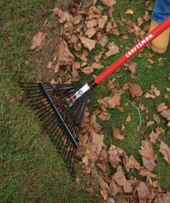 Hot Sale ⌛ CRAFTSMAN Lawn & Garden Hand Tools 24-in Lawn and Leaf Rake 💯 -Deals Outdoor Tools Store 10163572 scaled