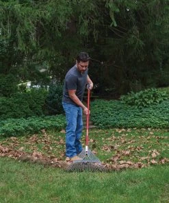 Hot Sale ⌛ CRAFTSMAN Lawn & Garden Hand Tools 24-in Lawn and Leaf Rake 💯 -Deals Outdoor Tools Store 10163573 scaled