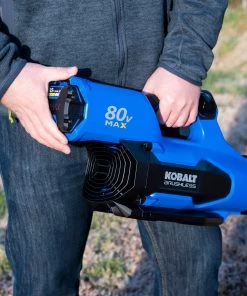 New 🔥 Kobalt Leaf Blowers 80-volt Max 630-CFM Brushless Handheld Cordless Electric Leaf Blower (Tool Only) ✔️ -Deals Outdoor Tools Store 10216809
