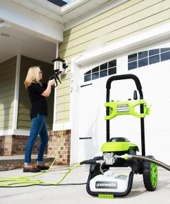 Outlet 🛒 Greenworks Pressure Washers 2000-PSI 1.2-GPM Cold Water Electric Pressure Washer ⌛ -Deals Outdoor Tools Store 10217261