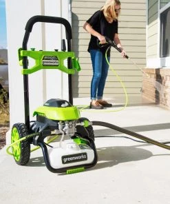 Outlet 🛒 Greenworks Pressure Washers 2000-PSI 1.2-GPM Cold Water Electric Pressure Washer ⌛ -Deals Outdoor Tools Store 10217269