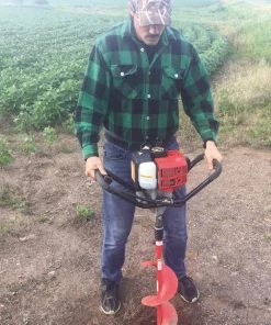 Best Sale ✔️ Thing Augers 43-cc 1-Man Auger Powerhead with 8-in Bit ✨ -Deals Outdoor Tools Store 10266129