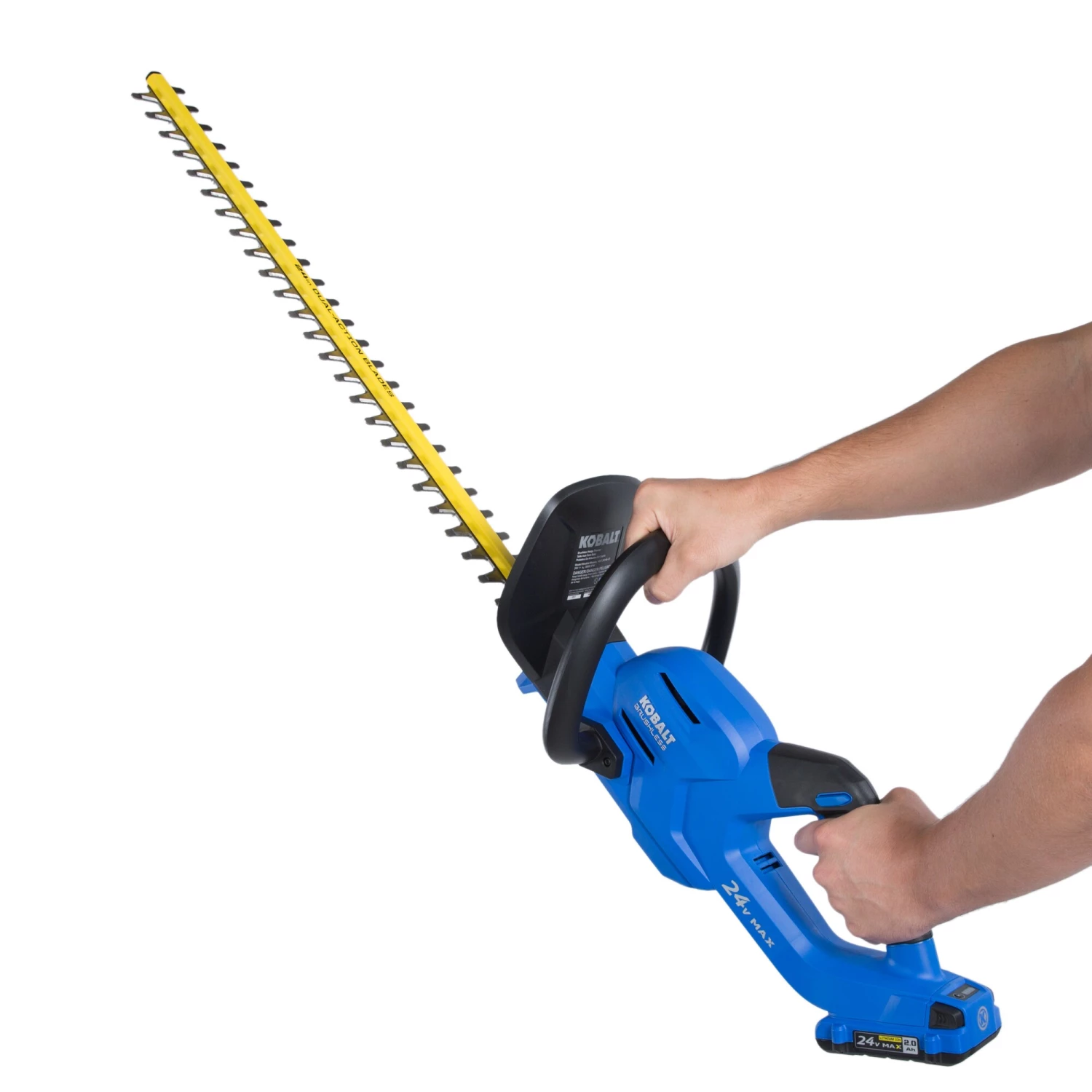 Brand new 🔔 Kobalt Trimmers & Edgers 24-Volt Max 24-in Dual Cordless Electric Hedge Trimmer (1-Battery Included) ⭐ 2 Brand new 🔔 Kobalt Trimmers & Edgers 24-Volt Max 24-in Dual Cordless Electric Hedge Trimmer (1-Battery Included) ⭐ - Image 2
