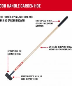 Coupon 🌟 CRAFTSMAN Lawn & Garden Hand Tools 54-in Wood-Handle Garden Hoe ⌛ -Deals Outdoor Tools Store 10339279 scaled