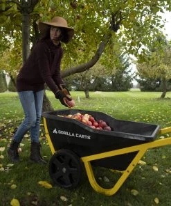 Cheap ⌛ Gorilla Carts Wheelbarrows & Yard Carts 7-cu ft Poly Yard Cart ❤️ -Deals Outdoor Tools Store 10383554 scaled