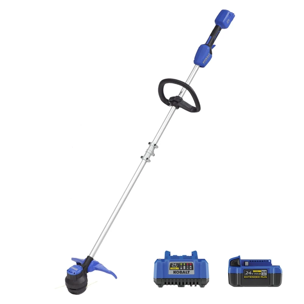 Budget 🎉 Kobalt Trimmers & Edgers 24-Volt Max 12-in Straight Cordless String Trimmer (Battery Included) 👏 1 Budget 🎉 Kobalt Trimmers & Edgers 24-Volt Max 12-in Straight Cordless String Trimmer (Battery Included) 👏