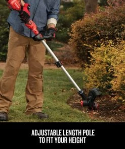 Brand new ⭐ CRAFTSMAN Trimmers & Edgers WEEDWACKER V20 20-Volt Max 13-in Straight Cordless String Trimmer with Edger Capable (Battery Included) ✨ -Deals Outdoor Tools Store 10587998