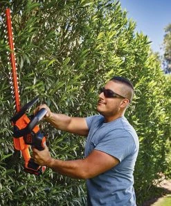 Flash Sale ⌛ BLACK+DECKER Trimmers & Edgers POWERCUT 20-Volt Max 22-in Dual Cordless Electric Hedge Trimmer 2 Ah (Battery & Charger Included) 💯 -Deals Outdoor Tools Store 10737488