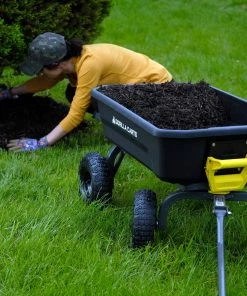 Best Pirce 👏 Gorilla Carts Wheelbarrows & Yard Carts 4-cu ft Poly Yard Cart 👏 -Deals Outdoor Tools Store 11064522 scaled