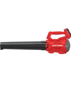 Flash Sale 🛒 CRAFTSMAN Leaf Blowers 20-volt Max 340-CFM Handheld Cordless Electric Leaf Blower (Battery & Charger Included) 🎁 -Deals Outdoor Tools Store 11426726