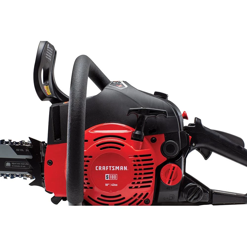 New 🔥 CRAFTSMAN Chainsaws & Pole Saws S180 18-in 42-cc 2-Cycle Gas Chainsaw ⭐ 6 New 🔥 CRAFTSMAN Chainsaws & Pole Saws S180 18-in 42-cc 2-Cycle Gas Chainsaw ⭐ - Image 6