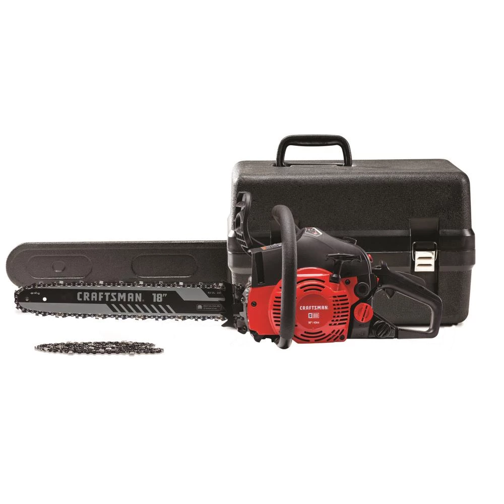 New 🔥 CRAFTSMAN Chainsaws & Pole Saws S180 18-in 42-cc 2-Cycle Gas Chainsaw ⭐ 1 New 🔥 CRAFTSMAN Chainsaws & Pole Saws S180 18-in 42-cc 2-Cycle Gas Chainsaw ⭐