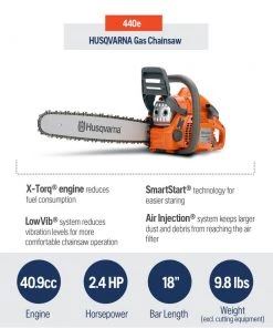 Best deal 🎁 Husqvarna Chainsaws & Pole Saws 440E 18-in 40.9-cc 2-Cycle Gas Chainsaw 👏 15 Best deal 🎁 Husqvarna Chainsaws & Pole Saws 440E 18-in 40.9-cc 2-Cycle Gas Chainsaw 👏 -Deals Outdoor Tools Store 12028155