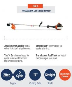 Best reviews of 👍 Husqvarna Trimmers & Edgers 128LD 28-cc 2-Cycle 17-in Straight Shaft Gas String Trimmer with Attachment Capable 🛒 -Deals Outdoor Tools Store 12041397