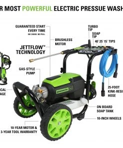 Best reviews of 💯 Greenworks Pro Pressure Washers 2700-PSI 2.3-GPM Cold Water Electric Pressure Washer 🎉 15 Best reviews of 💯 Greenworks Pro Pressure Washers 2700-PSI 2.3-GPM Cold Water Electric Pressure Washer 🎉 -Deals Outdoor Tools Store 12051877