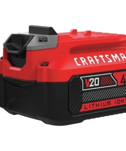 Best Pirce 🤩 CRAFTSMAN Power Equipment Parts 20-Volt Max 4 Ah Rechargeable Lithium Ion (Li-Ion) Cordless Power Equipment Battery ✔️ -Deals Outdoor Tools Store 12227991