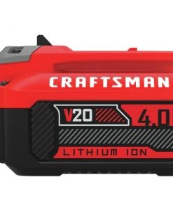 Best Pirce 🤩 CRAFTSMAN Power Equipment Parts 20-Volt Max 4 Ah Rechargeable Lithium Ion (Li-Ion) Cordless Power Equipment Battery ✔️ -Deals Outdoor Tools Store 12227992