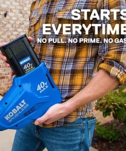 Coupon ✔️ Kobalt Trimmers & Edgers 40-Volt Max 16-in Straight Cordless String Trimmer with Attachment Capable and (Battery Included) 🌟 -Deals Outdoor Tools Store 12534905