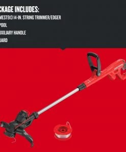 Deals 🛒 CRAFTSMAN Trimmers & Edgers WEEDWACKER 6.5-Amp 14-in Corded Electric String Trimmer 🛒 -Deals Outdoor Tools Store 13649361