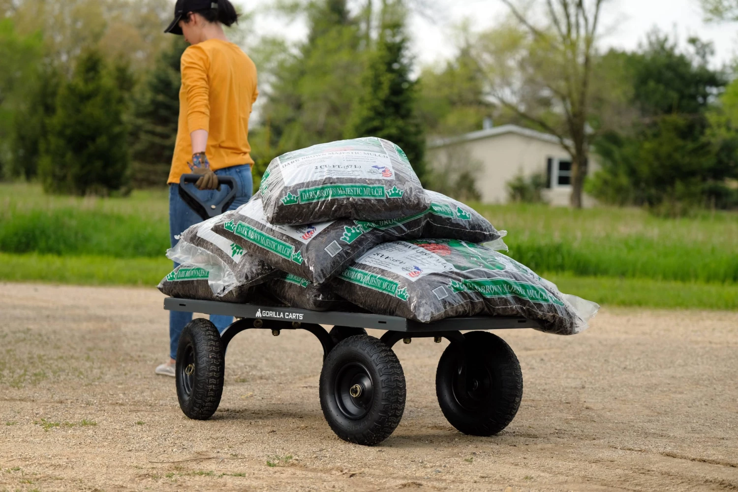 New ๐ Gorilla Carts Wheelbarrows & Yard Carts 6-cu ft Steel Yard Cart ๐ 10 New ๐ Gorilla Carts Wheelbarrows & Yard Carts 6-cu ft Steel Yard Cart ๐ - Image 10