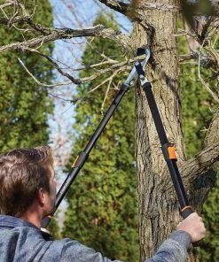 New 🎉 Fiskars Lawn & Garden Hand Tools Power-Lever 25-in Telescoping Steel Bypass Lopper 🧨 -Deals Outdoor Tools Store 14895849