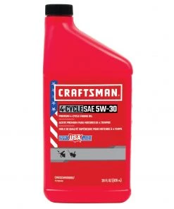 Budget ✔️ CRAFTSMAN 28-oz. 4-cycle Engines 5w-30 Full Synthetic Engine Oil ⭐