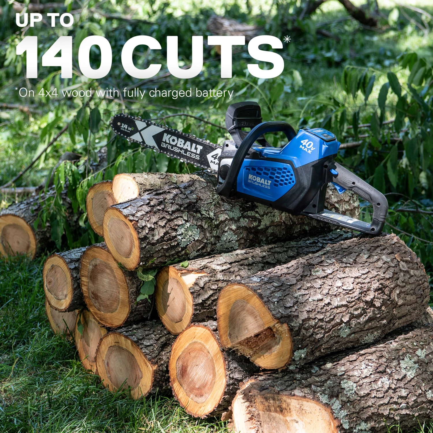 Cheap ๐งจ Kobalt Chainsaws & Pole Saws 40-Volt 14-in Brushless Cordless Electric Chainsaw 4 Ah (Battery & Charger Included) ๐ 6 Cheap ๐งจ Kobalt Chainsaws & Pole Saws 40-Volt 14-in Brushless Cordless Electric Chainsaw 4 Ah (Battery & Charger Included) ๐ - Image 6